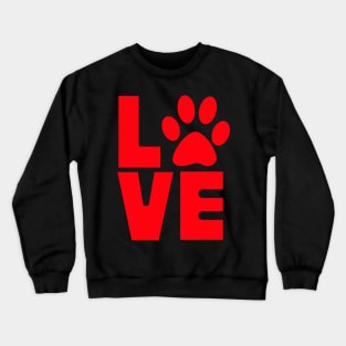 Love Dogs Crewneck Sweatshirt